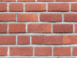 Obraz premium Red brick wall texture.