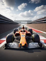 Photo sur Aluminium F1 Formula 1 car on circuit, f1 racing