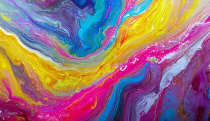 Abstract Colorful Marble Texture