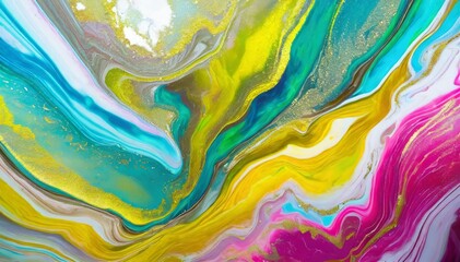 Abstract Colorful Marble Texture