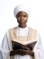 Compassionate Female Priest, AI Generated