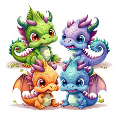 set of dragons