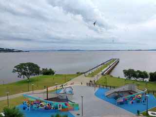 Fototapeta premium Pier pontal Porto alegre 