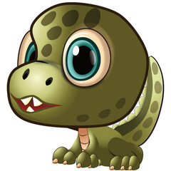 Cute little green Dinosaur