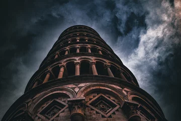 Foto auf Acrylglas Antireflex Schiefe Turm von Pisa Leaning Tower of Pisa City (original) Italy