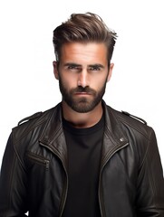 Obraz premium Focused Male Programmer Coding, AI Generated