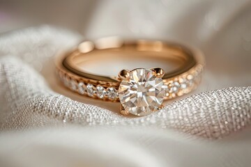 Close-up shot of a Wedding ring