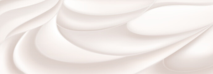 Abstract background of soft curved surfaces in beige tones © Olga Moonlight