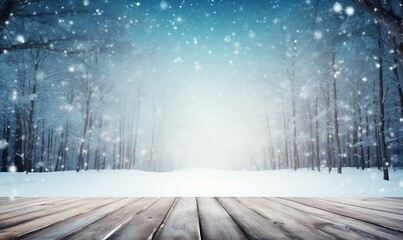 christmas tree in the snow, wallpaper, background