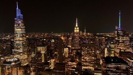 New york, night