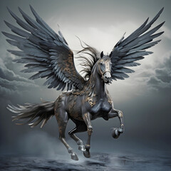Mythical Winged Horse the legend that is Pegasus, immortal Greek Horse-God