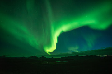 Northern Lights at Útsýnisstaður Iceland