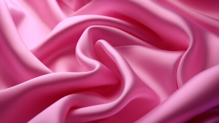 Obraz premium Abstract background pink color fabric Ai Generative