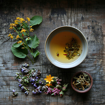 herbal tea with chamomile