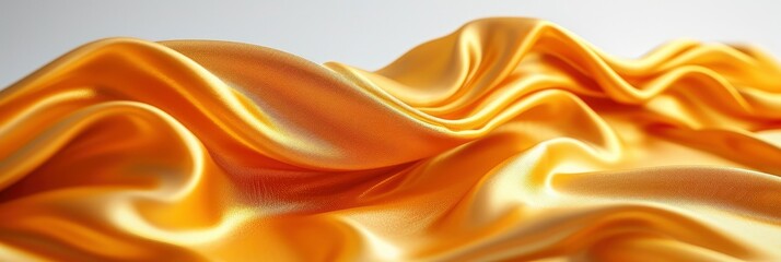Obraz premium Abstract Golden Background Silk Satin Smooth, Background Image, Background For Banner, HD