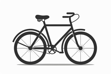 A sleek black and white bicycle with a full groupset and gear, ready to take on the road with its smooth tire, sturdy frame, and powerful crankset