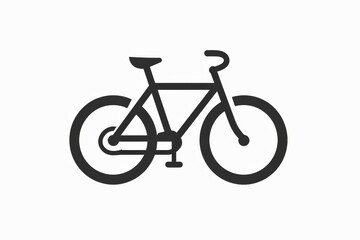 Fototapeta premium A sleek and classic black and white bicycle with a sturdy frame, two wheels, and various parts like the fork, handlebar, saddle, stem, and pedal, designed for transport and sport cycling on land
