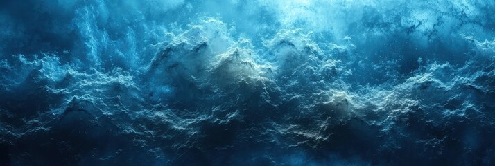 Blue Gradient Background Grainy Noise Texture, Background Image, Background For Banner, HD
