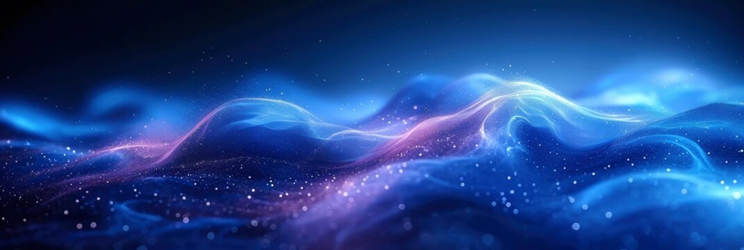 Dark Blue Grainy Gradient Background Blurry Colors, Background Image, Background For Banner, HD