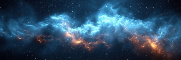 Obraz premium Dark Blue Noise Texture Abstract Grainy Background, Background Image, Background For Banner, HD