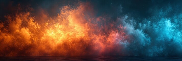 Fototapeta premium Dark Blurred Color Gradient Grainy Background, Background Image, Background For Banner, HD