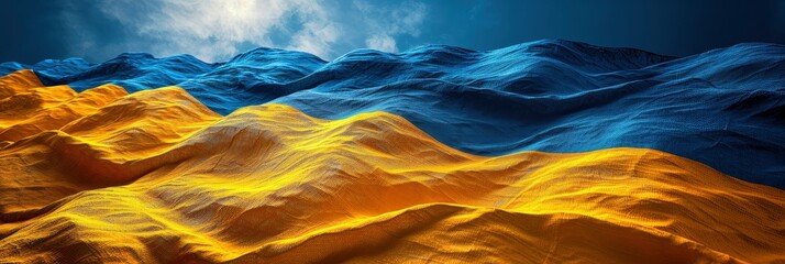 Detail National Flag Sweden Waving Wind, Background Image, Background For Banner, HD - obrazy, fototapety, plakaty