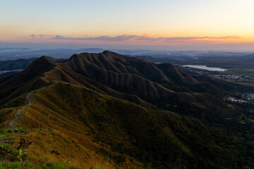 mountain range view in Parque Municipal Casupo, in Valencia, Venezuela
