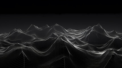 Abstract line art background, technological background