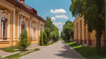 Obraz premium street in the old town
