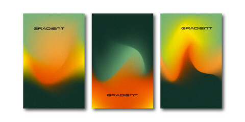 Fototapeta premium Abstract color gradient banner grainy texture background , noise texture blurred colors poster backdrop header design.