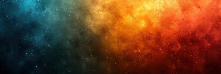 Orange Green Gradient Background Grainy Texture, Background Image, Background For Banner, HD