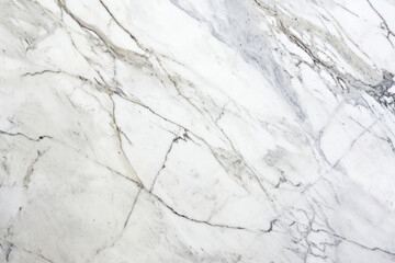 Obraz premium Elegant white marble texture with subtle grey veining, ideal for backgrounds or design elements.