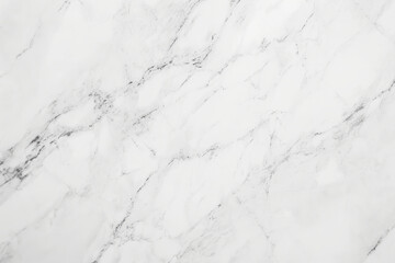 A white marble surface with subtle and intricate grey veins creating a beautiful natural pattern. - obrazy, fototapety, plakaty