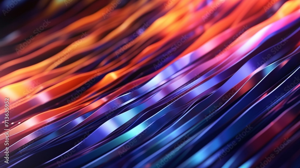 Poster abstract digital background featuring dynamic lines ai generative