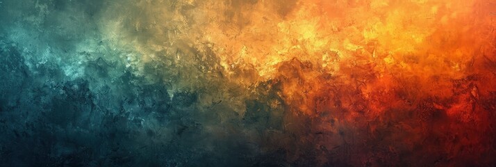 Teal Green Orange Beige Grainy Gradient Background, Background Image, Background For Banner, HD