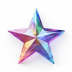 3d holographic stars set in y2k futuristic style isolated on dark background. Render 3d cyber chrome galaxy emoji with falling and flying stars, blings and sparks