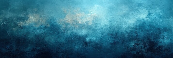 Fototapeta na wymiar Turquoise Blue Grainy Gradient Background Poster, Background Image, Background For Banner, HD