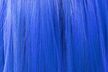 Blue hair color, background or texture