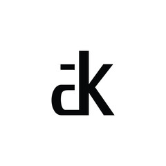 AK Letter Logo Design Template Vector. AK logo design template vector illustration. Modern letter AK logo design vector for business company