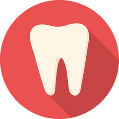 Tooth icon. Dentistry symbol. Medical sign. Dentalhealth. Tooth sign. Clean tooth. White and healthy tooth. Dental care. Vector EPS10