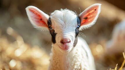 Cute Baby Farm Animals in Close-up. Perfect for Children's Books and Educational Materials