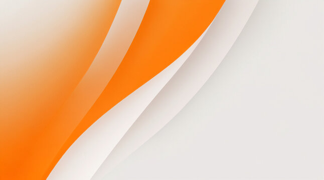 Fondo de banner abstracto naranja. Color degradado de fondo de banner blanco amarillo naranja moderno abstracto. Degradado amarillo y naranja con decoraci&oacute;n de onda curva de patr&oacute;n de semitono circula