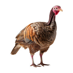 Thanksgiving turkey (PNG Cutout) isolated on transparent background