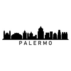 Naklejka premium Palermo skyline
