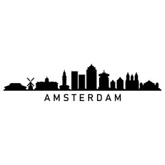 Fototapeta premium Amsterdam skyline