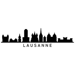 Lausanne skyline