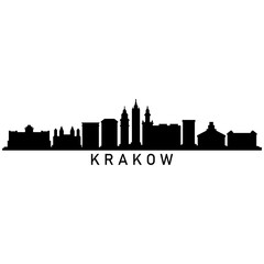 Fototapeta premium Krakow skyline