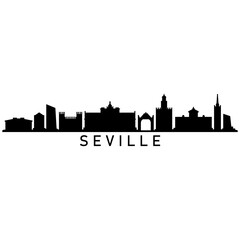 Fototapeta premium Seville skyline