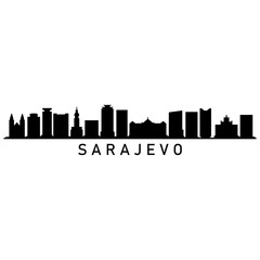 Obraz premium Sarajevo skyline