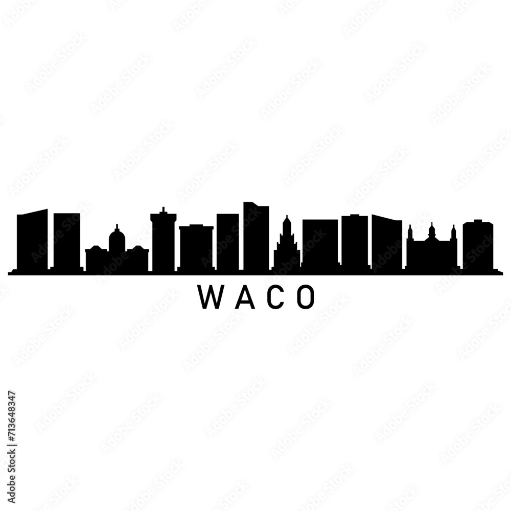 Poster Waco skyline